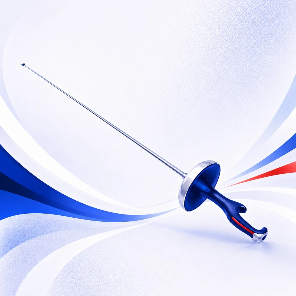Illustration : fleuret d’escrime