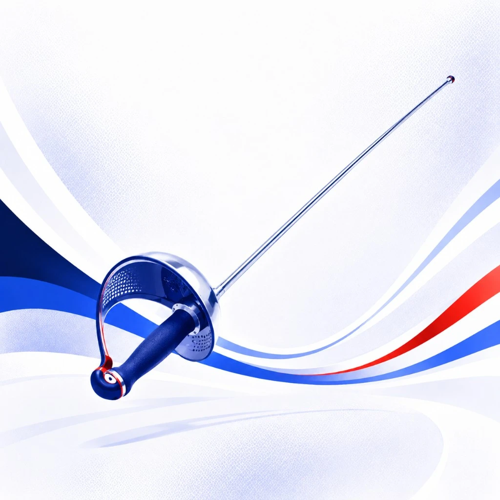 Illustration : sabre d’escrime