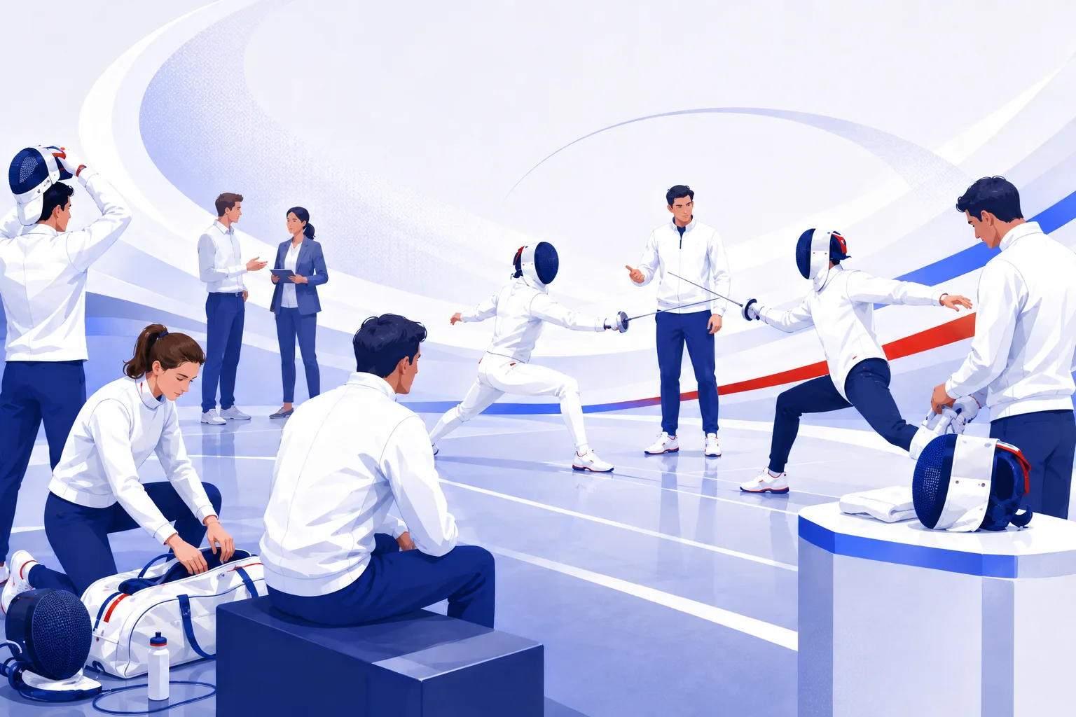 Illustration : séance collective en entreprise